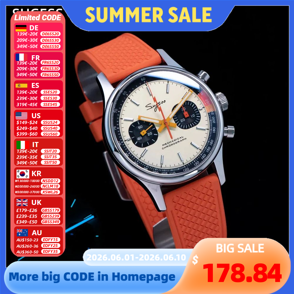 Diesel Watches Smartwatch - Sugess Pilot Mechanical Watch for Tianjin