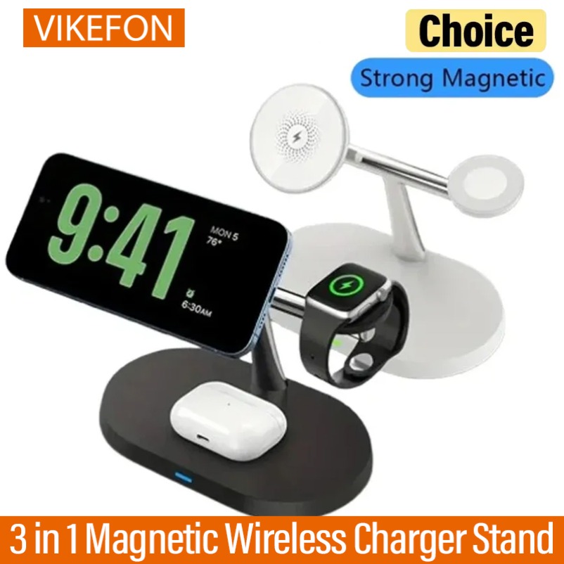 Iwatch Smartwatch - 15W Magnetic 3-in-1 Wireless Charger Fast