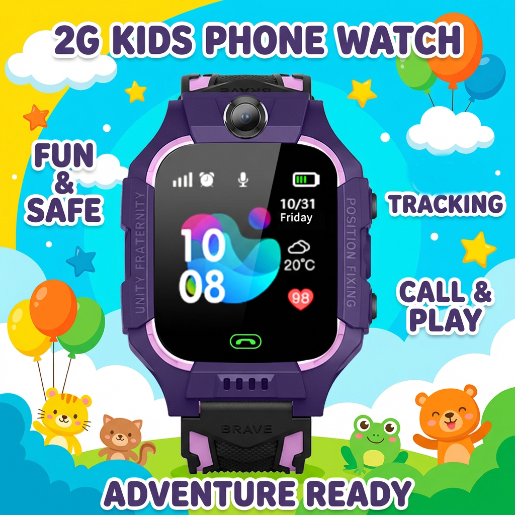 Smartwatch Watches For Kid Girl - Smart Watch Kids 2G Postion Tracker