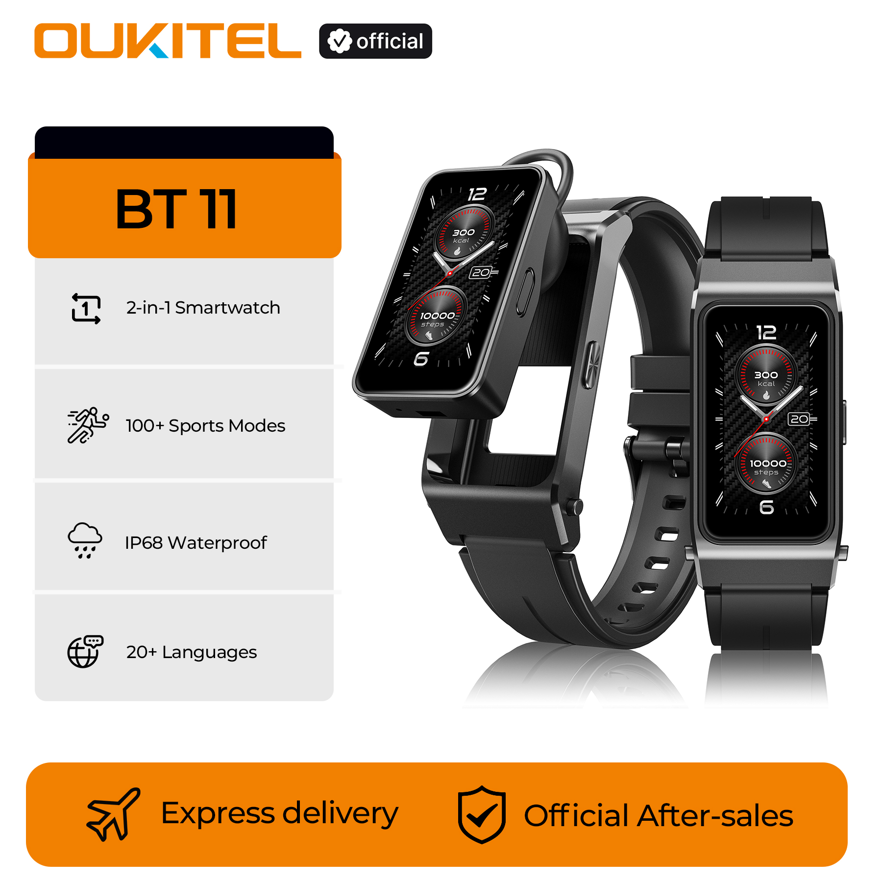 OUKITEL BT11 Smartwatch Blueto - Smartwatch Watches With Bluetooth ulasan dan harga