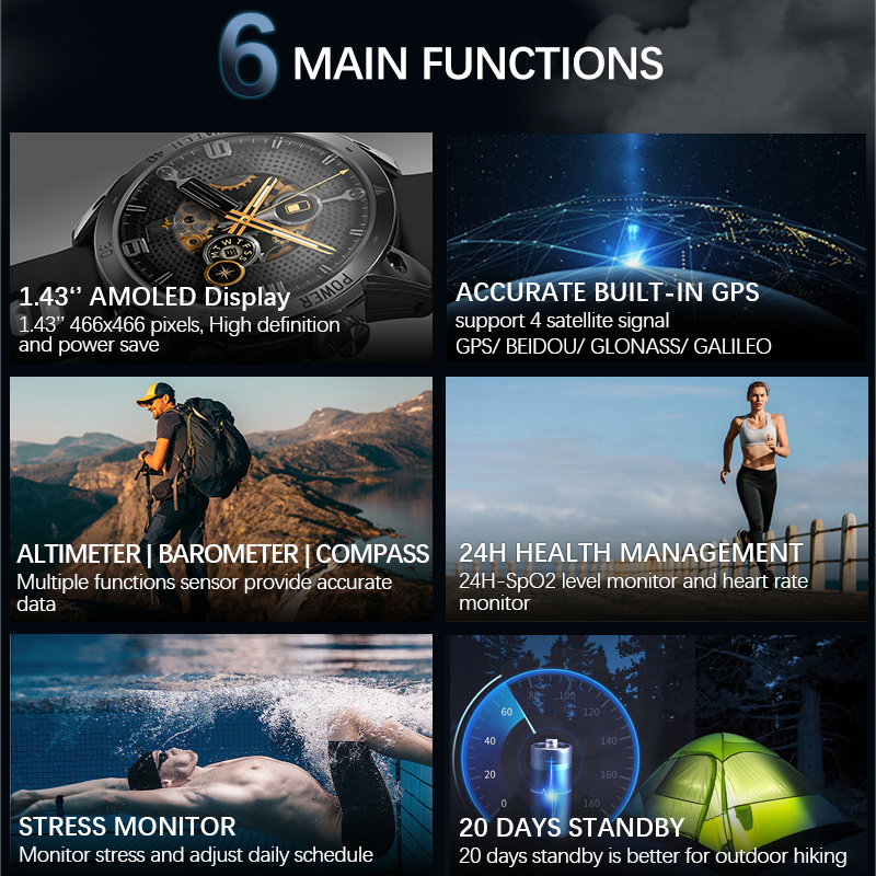 NORTH EDGE Cross Fit 3 GPS Wat - Altimeter Compass Watch ulasan dan harga
