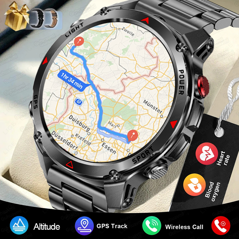 2025New Outdoor Military Smart - Altimeter Compass Watch ulasan dan harga