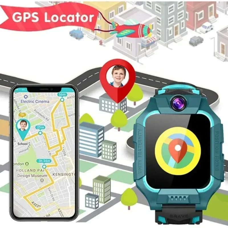 Lenovo Kids Smart Watch 4g Sim - Smartwatch Watches For Kid Girl ulasan dan harga
