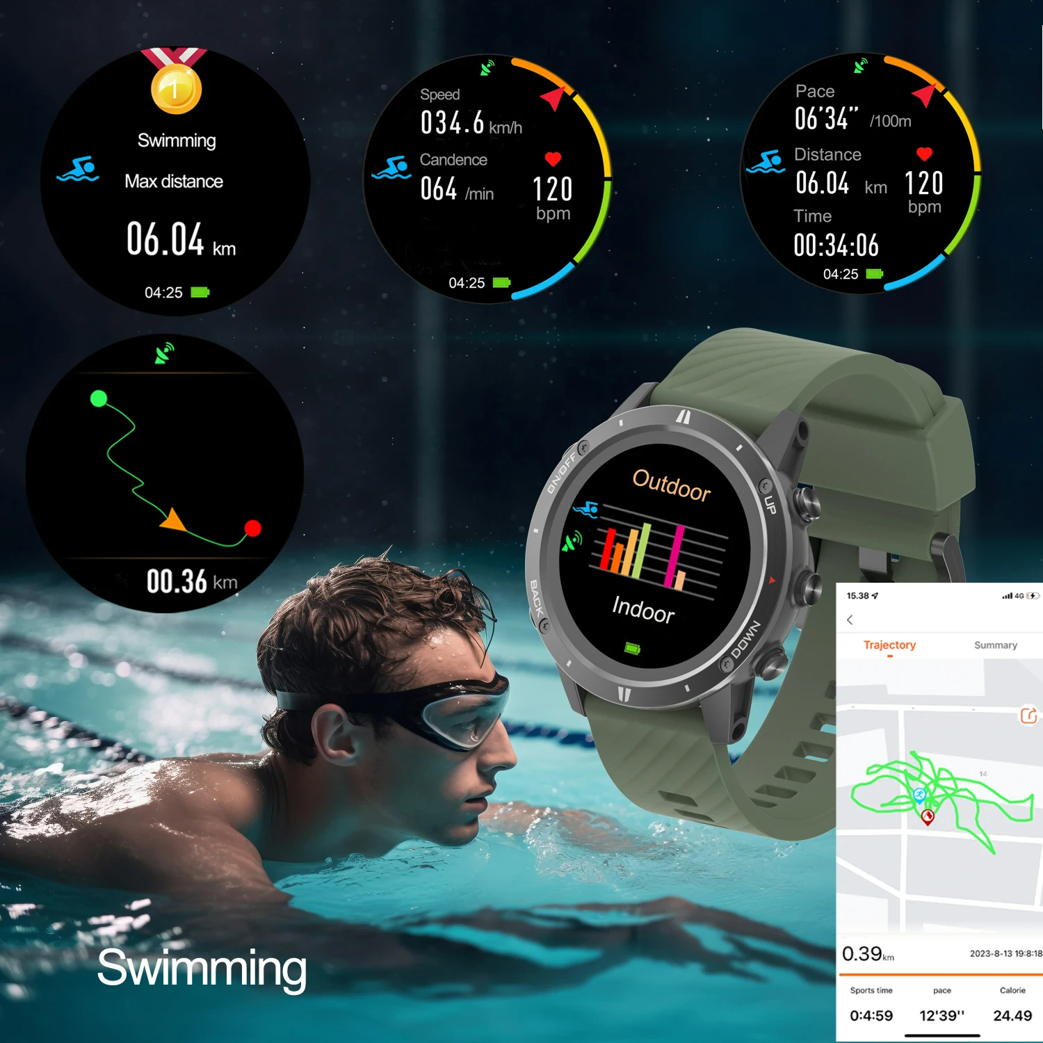 2026 New GPS Sports Watch Smar - Smartwatch Running Watches For Men ulasan dan harga