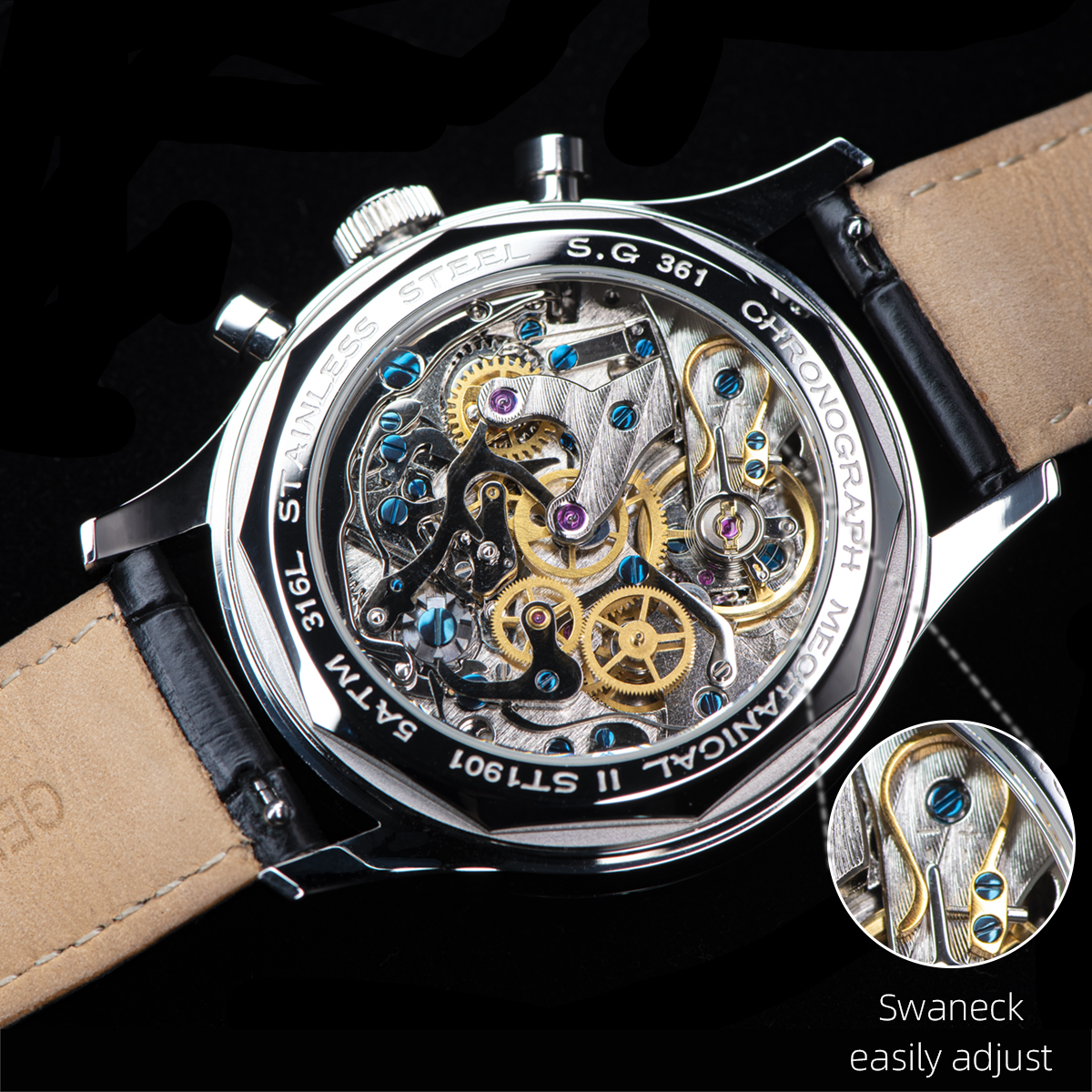 Sugess 40mm Men Army Watch 196 - Diesel Watches Smartwatch ulasan dan harga