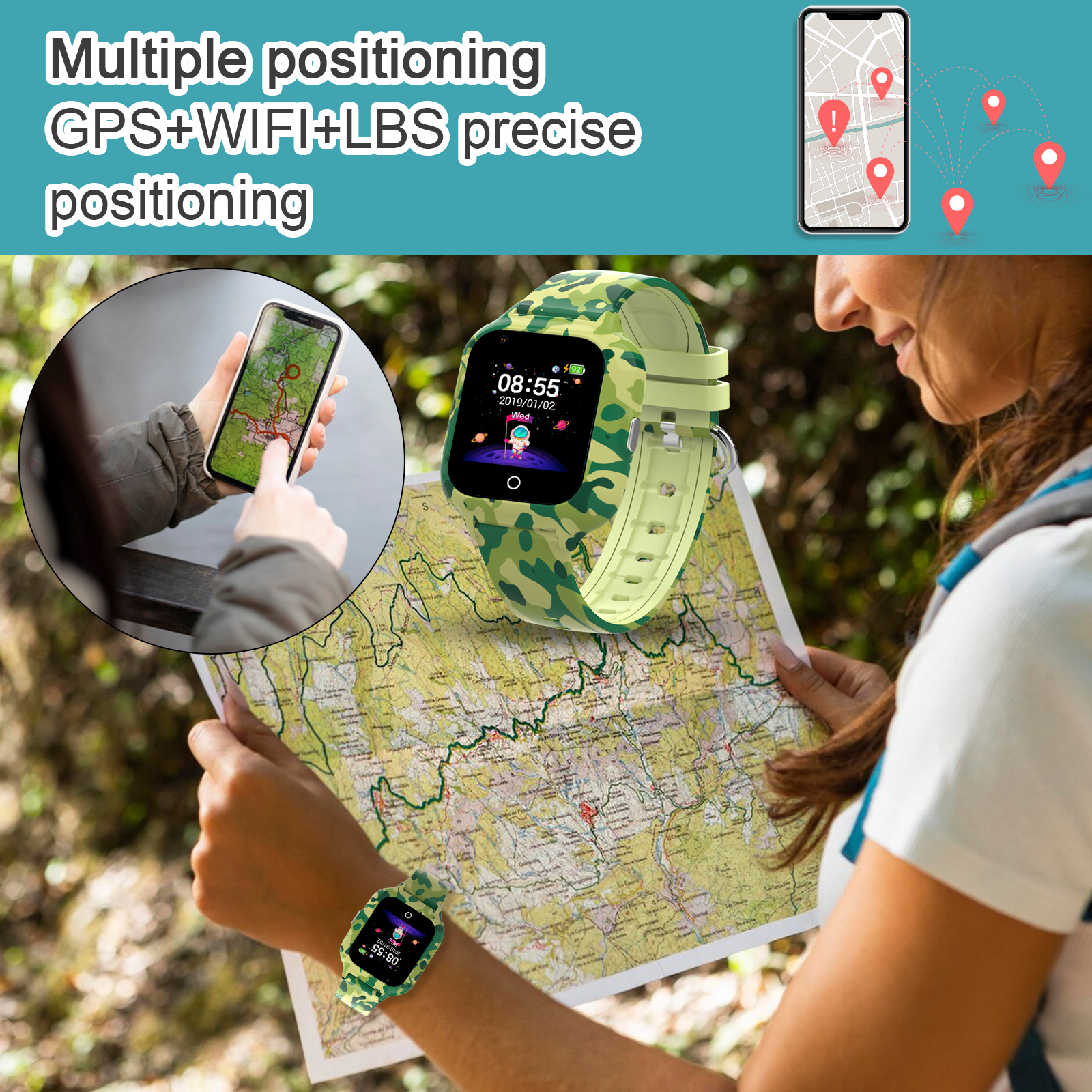 Wonlex 4G Children Smart Watch - Smartwatch Watch Whatsapp ulasan dan harga