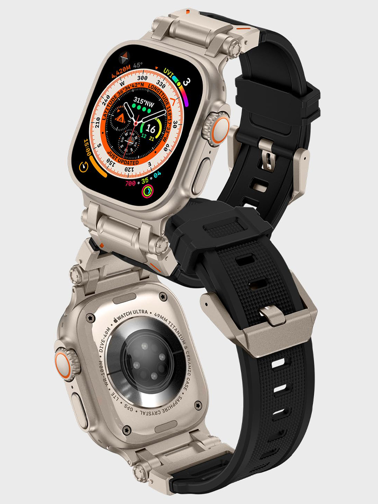Silicone Strap For Apple Watch - Smartwatch Rugged Watches For Men ulasan dan harga