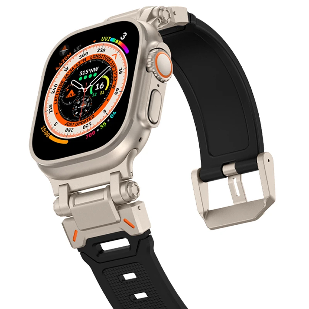 Silicone Strap For Apple Watch - Smartwatch Rugged Watches For Men ulasan dan harga