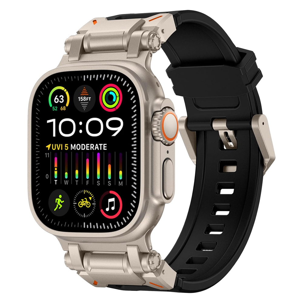 Silicone Strap For Apple Watch - Smartwatch Rugged Watches For Men ulasan dan harga