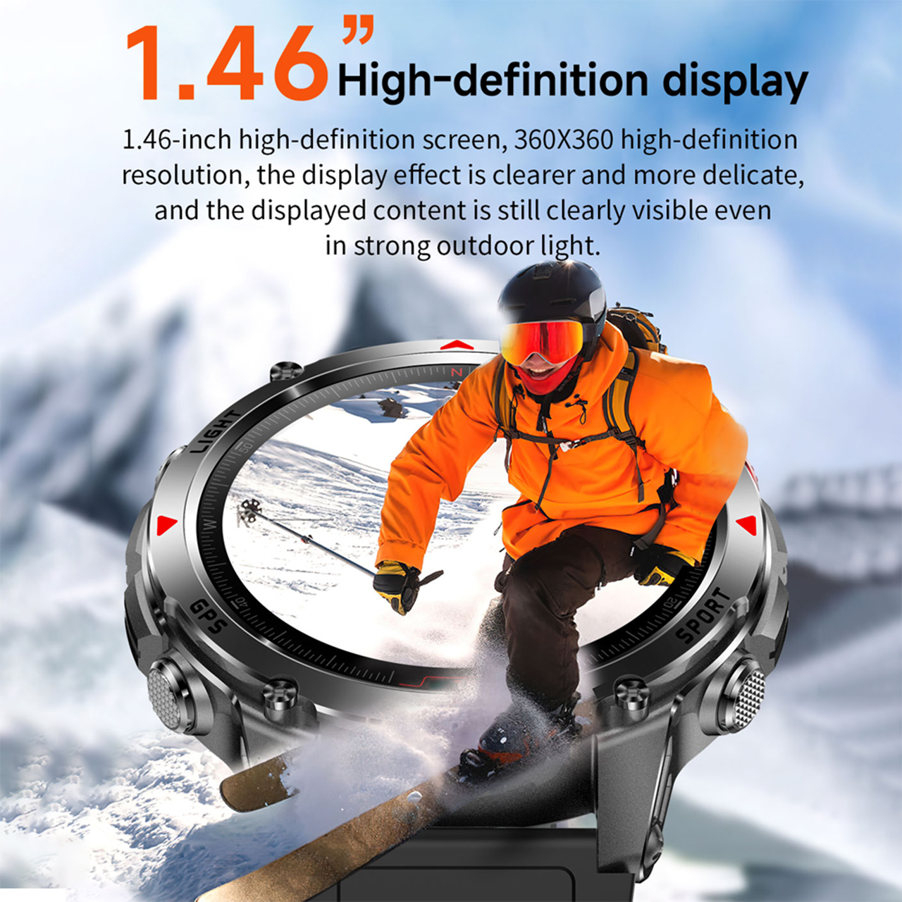 2026New Professional GPS Sport - Smartwatch Running Watches For Men ulasan dan harga
