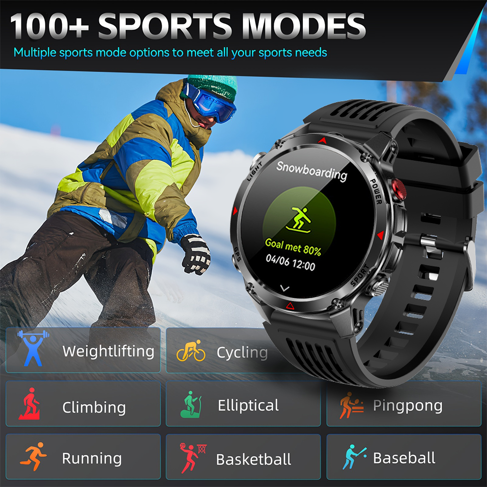 2026New Professional GPS Sport - Smartwatch Running Watches For Men ulasan dan harga