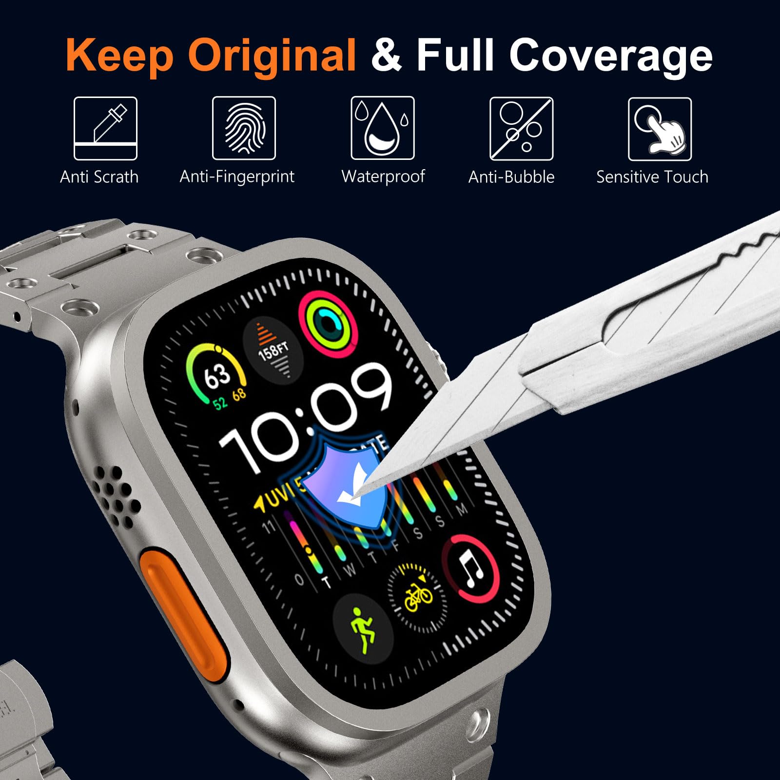 Tempered Glass for Apple Watch - Iwatch Smartwatch ulasan dan harga