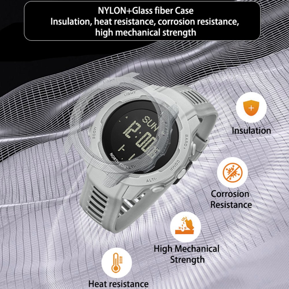 NORTH EDGE VERTICO Mens Watch  - Altimeter Compass Watch ulasan dan harga