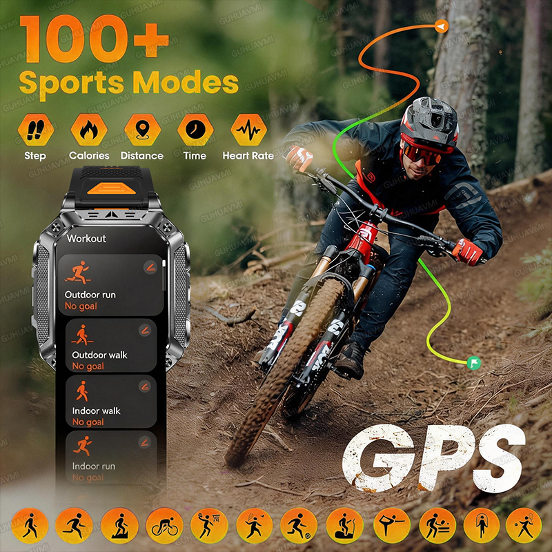 TANK Ultra 2026: 1400mAh Milit - Smartwatch Rugged Watches For Men ulasan dan harga