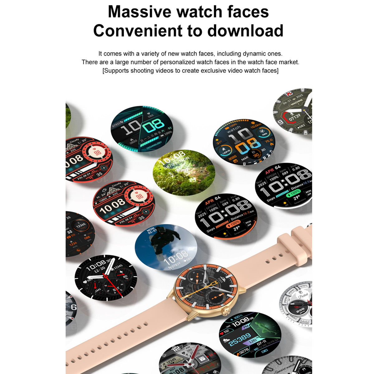 Ivanony Smart Watch Ladies 4GB - Smartwatch Watch Whatsapp ulasan dan harga
