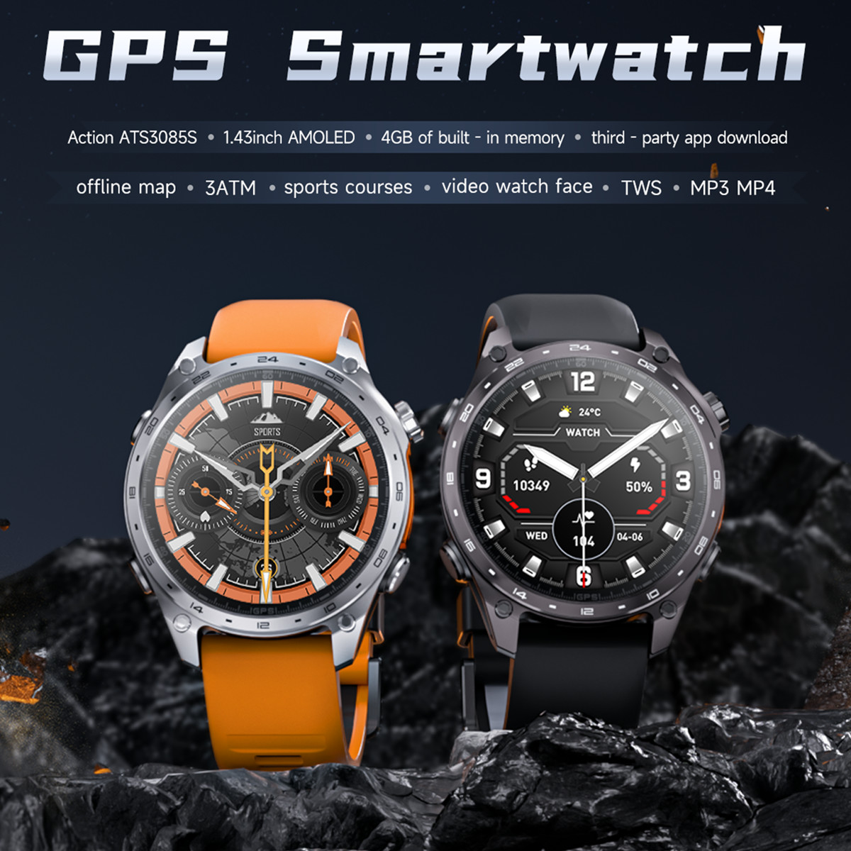 3ATM Waterproof Sports Smartwa - Smartwatch Watch Whatsapp ulasan dan harga