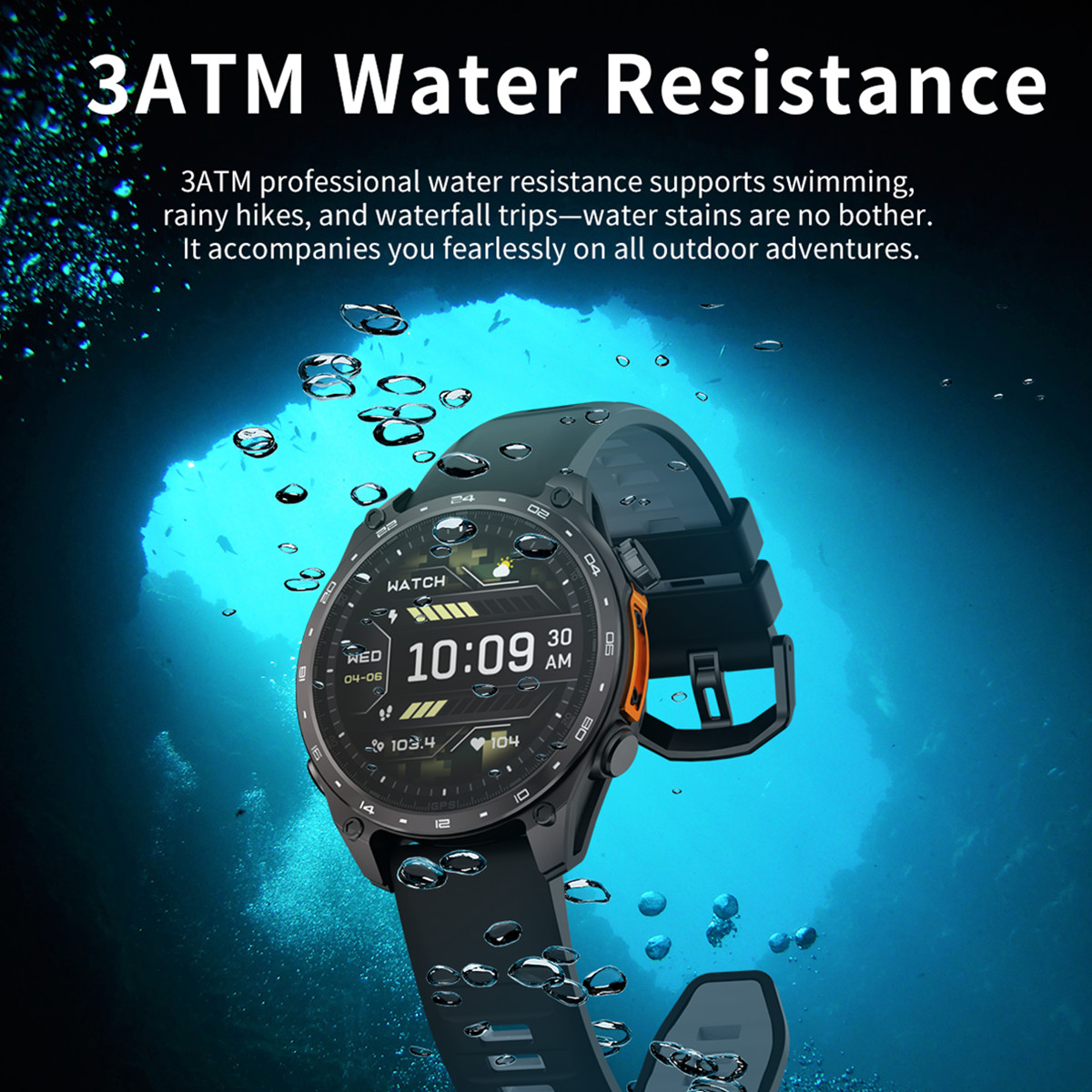 3ATM Waterproof Sports Smartwa - Smartwatch Watch Whatsapp ulasan dan harga