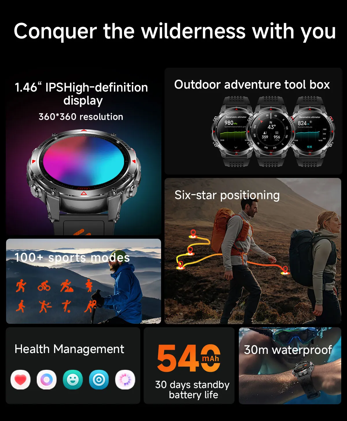 2025 New Professional GPS Spor - Smartwatch Running Watches For Men ulasan dan harga
