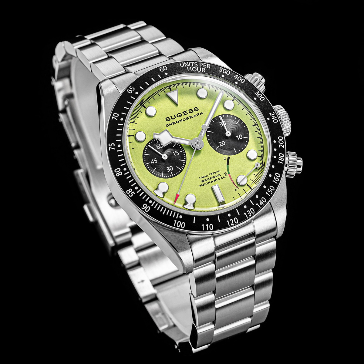 Sugess Pilot Watch Men Chronog - Diesel Watches Smartwatch ulasan dan harga