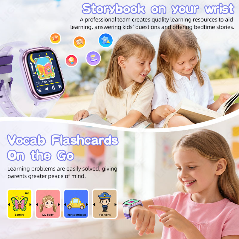 LIGE 2026 New Children Learnin - Smartwatch Watches For Kid Girl ulasan dan harga