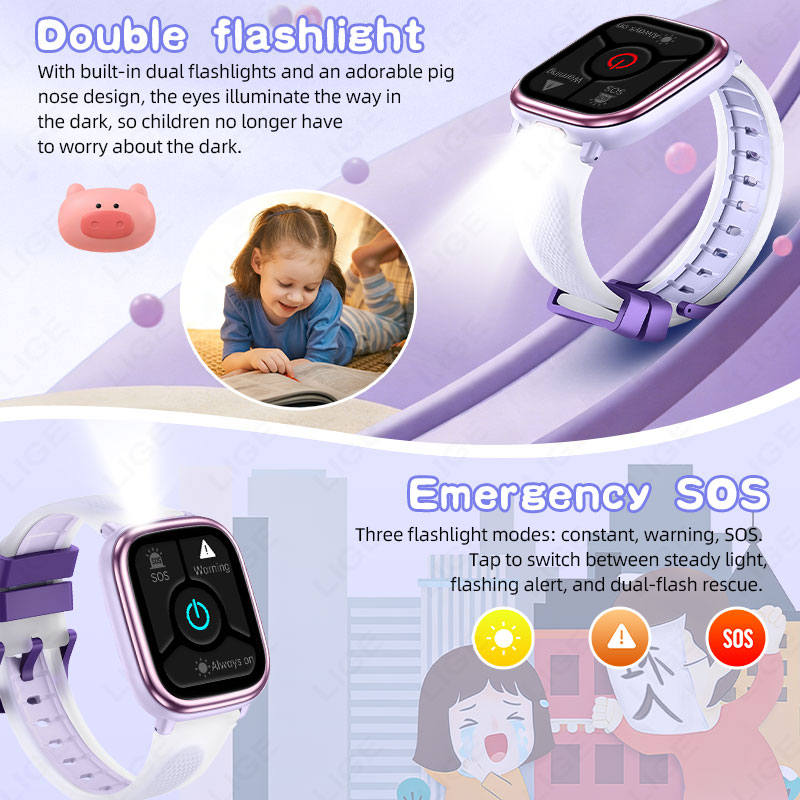 LIGE 2026 New Children Learnin - Smartwatch Watches For Kid Girl ulasan dan harga