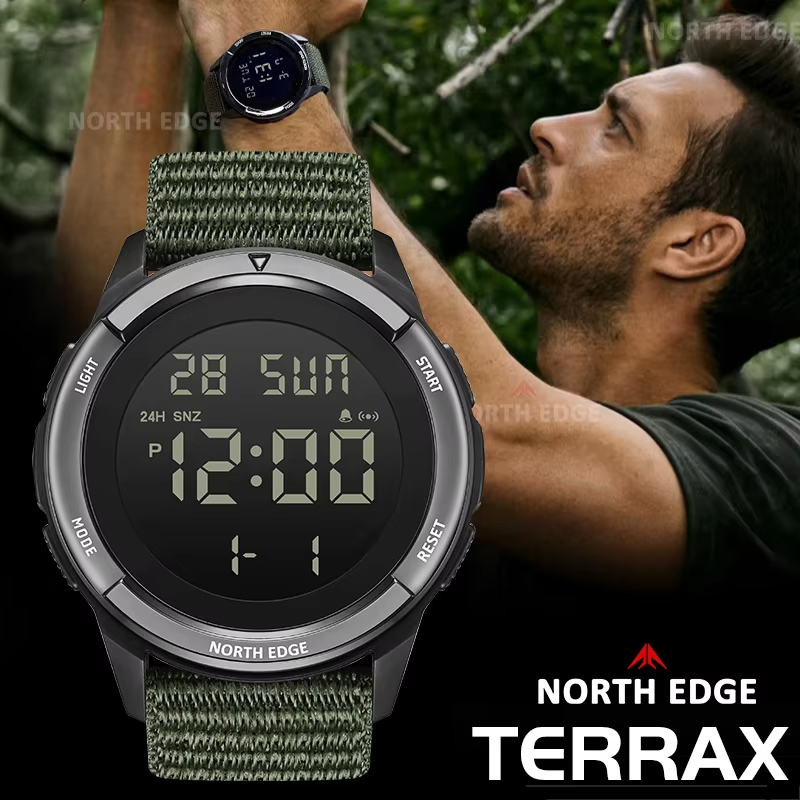NORTH EDGE 2025 TERRAX Men's D - Altimeter Compass Watch ulasan dan harga
