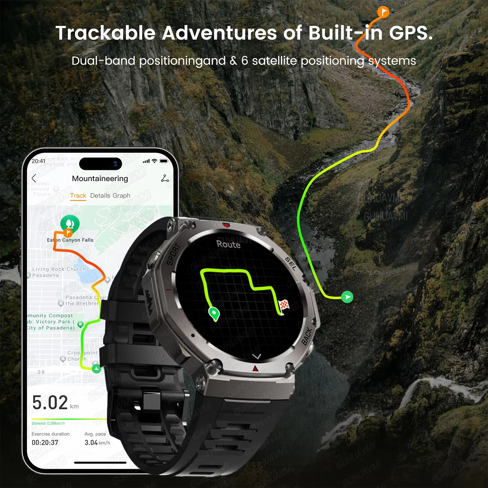 Global Edition Military GPS Sm - Altimeter Compass Watch ulasan dan harga