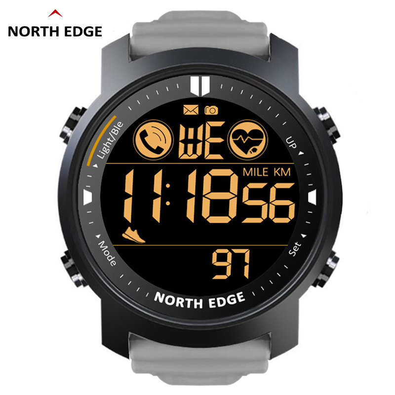 NORTH EDGE Smart Watch Men Hea - Smartwatch Running Watches For Men ulasan dan harga