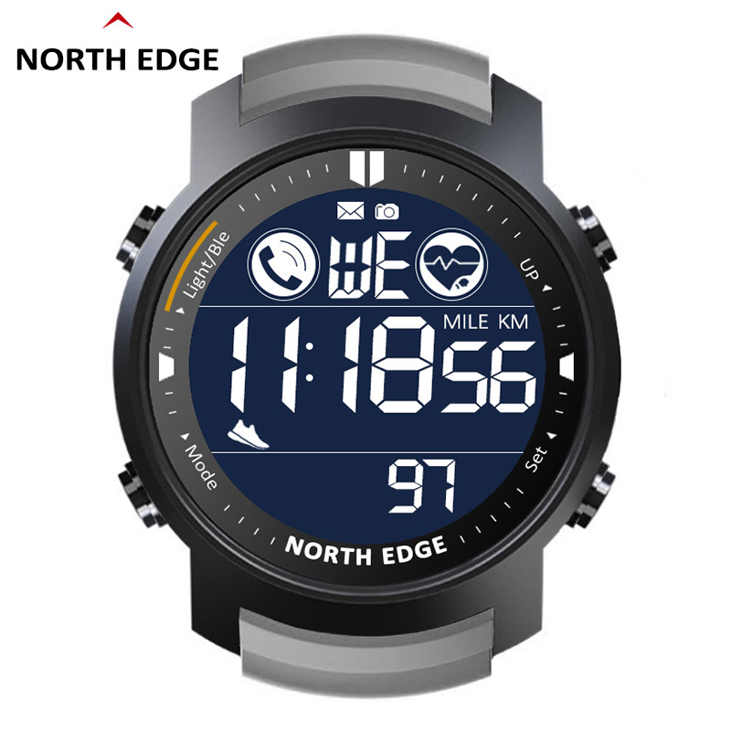 NORTH EDGE Smart Watch Men Hea - Smartwatch Running Watches For Men ulasan dan harga