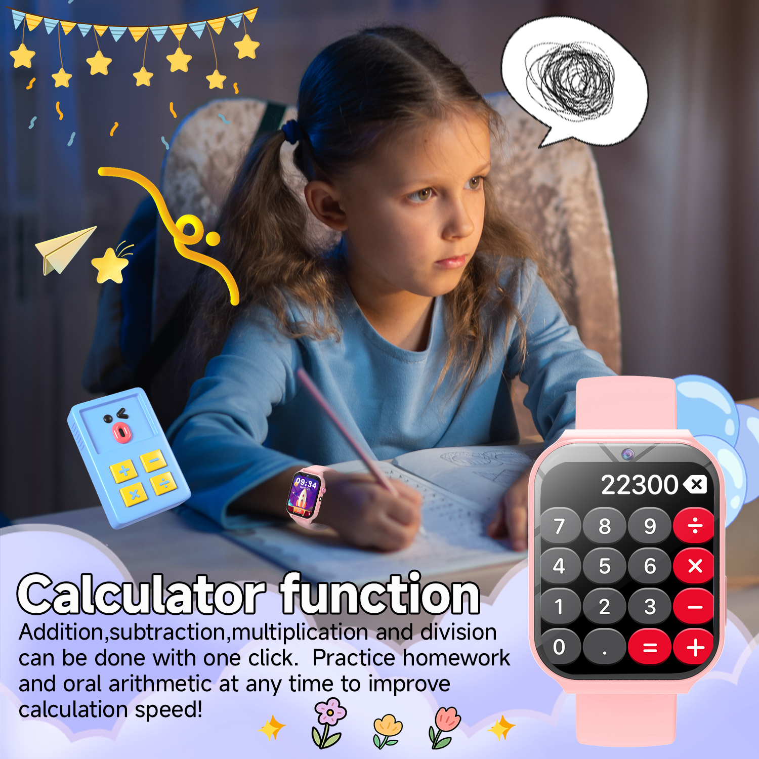 Study Partners for Kids HD Cam - Smartwatch Watches For Kid Girl ulasan dan harga
