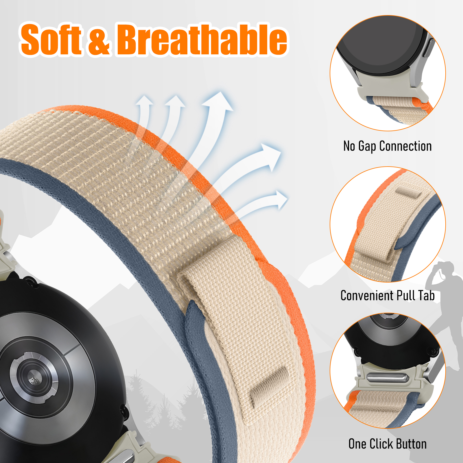 Trail loop Strap for Samsung G - Smartwatch Rugged Watches For Men ulasan dan harga