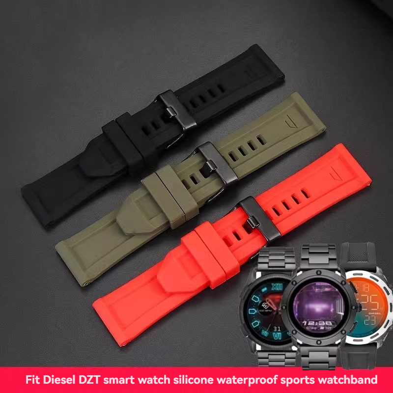 Silicone Rubber Bracelet Watch - Diesel Watches Smartwatch ulasan dan harga