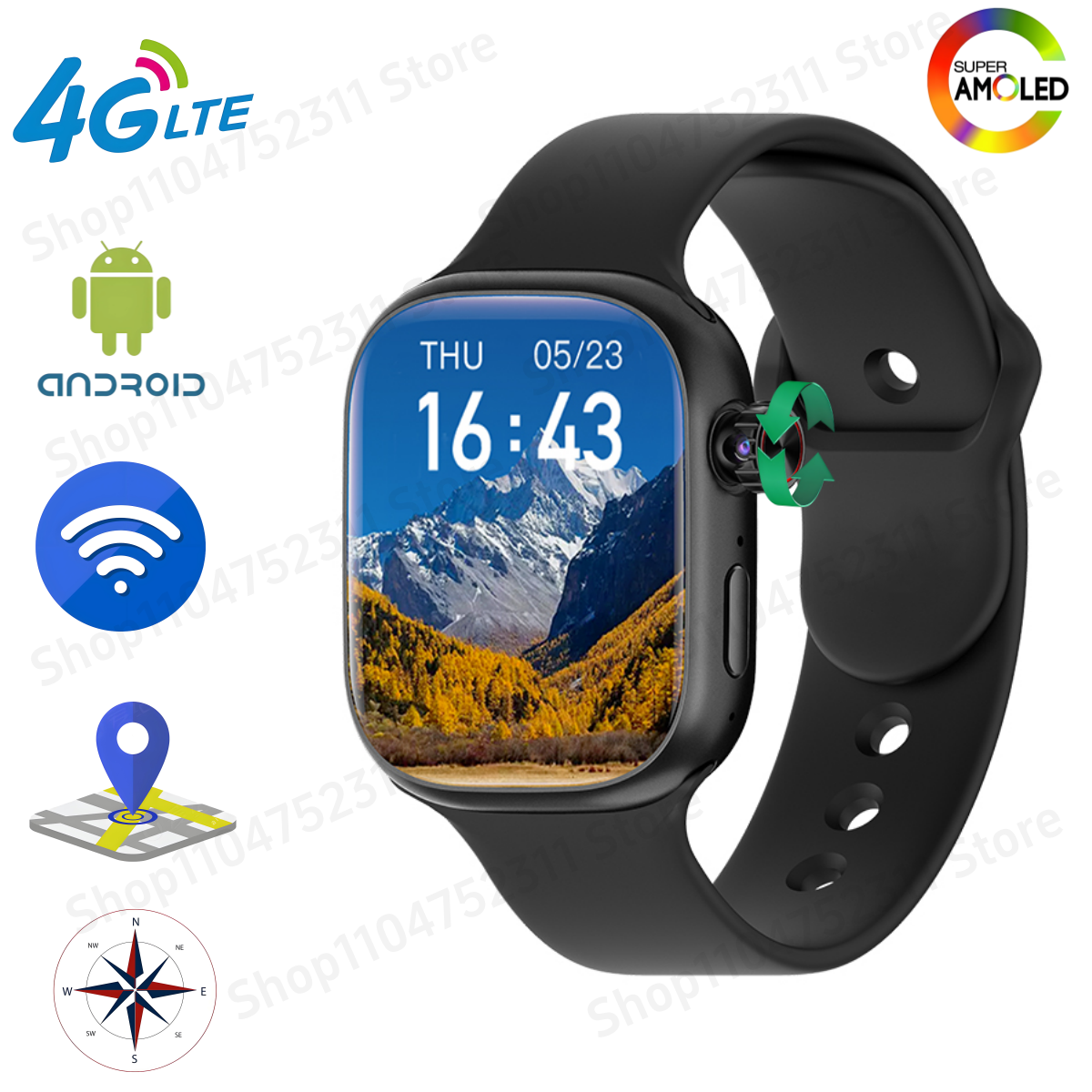 S10 MAX Smartwatch 2.29inch An - Smartwatch Watch Whatsapp ulasan dan harga