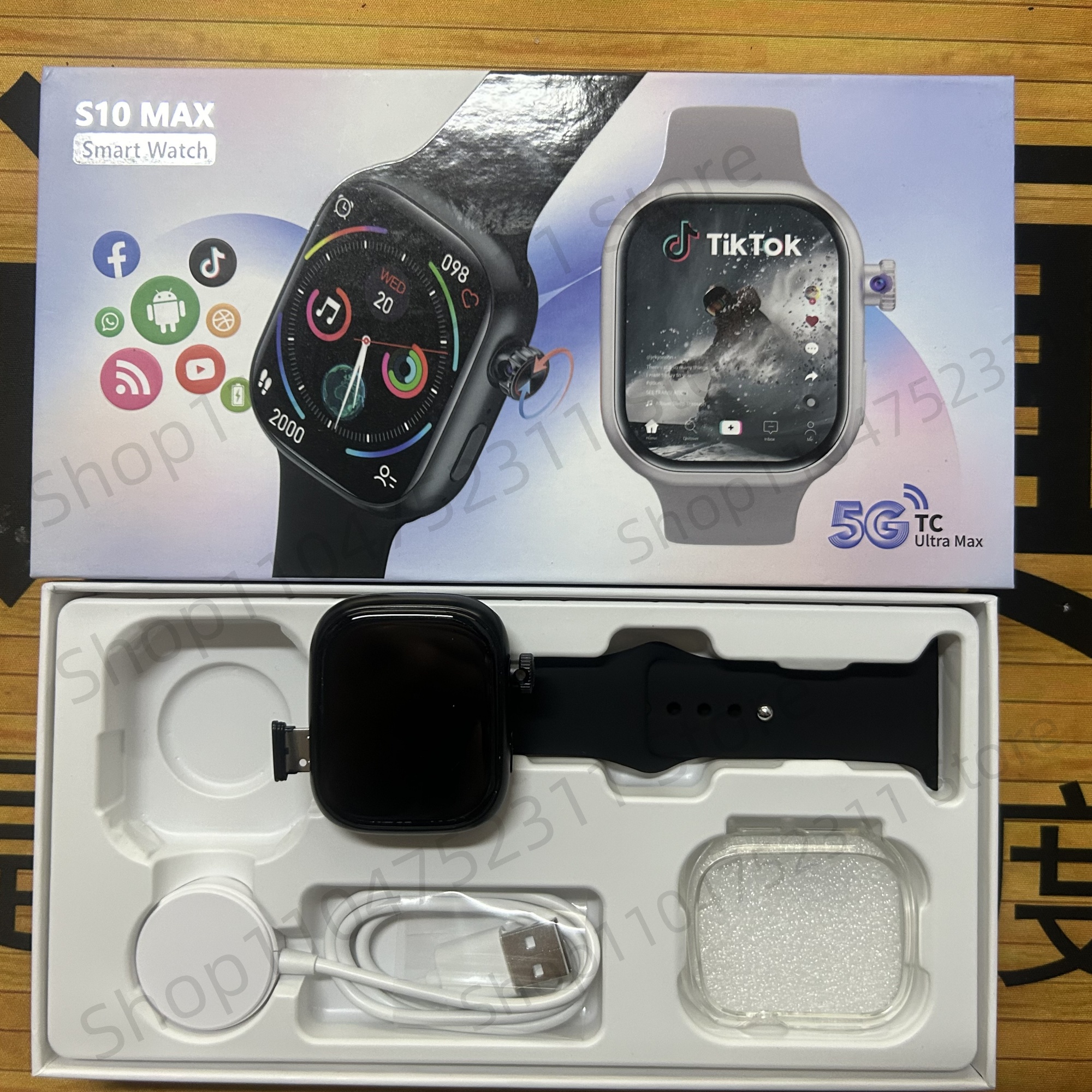 S10 MAX Smartwatch 2.29inch An - Smartwatch Watch Whatsapp ulasan dan harga