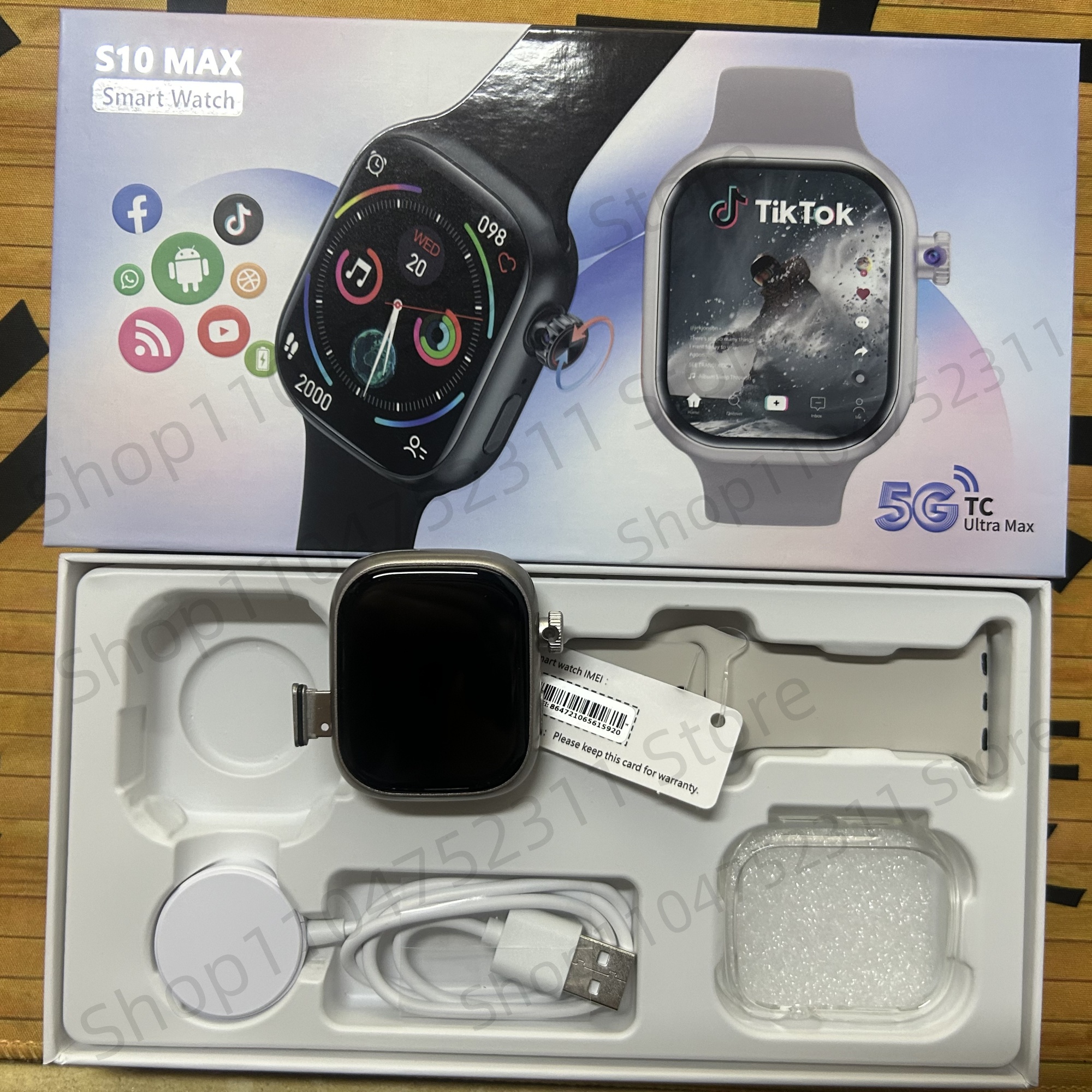 S10 MAX Smartwatch 2.29inch An - Smartwatch Watch Whatsapp ulasan dan harga