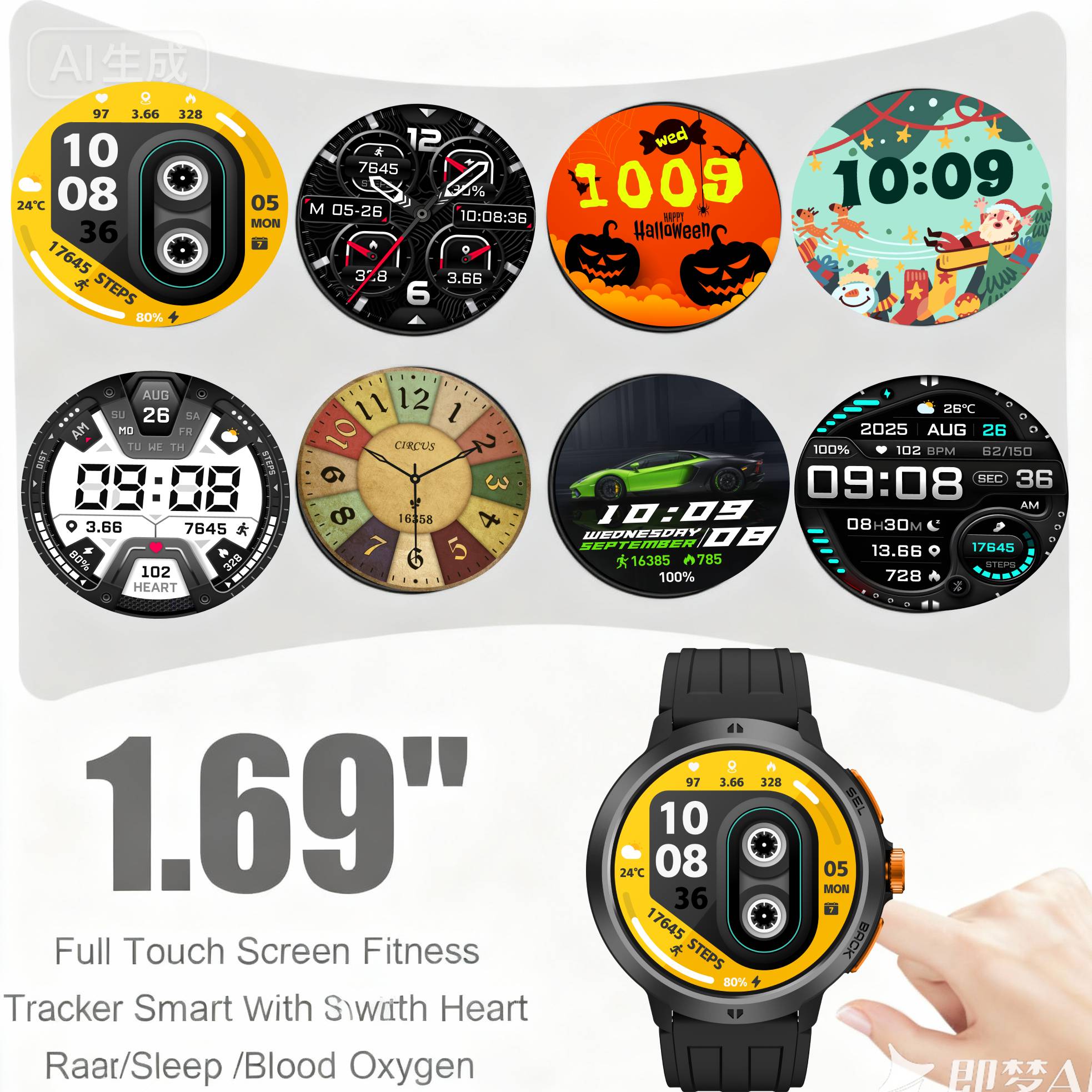 LEADOYS C33 Men's Sports Wrist - Smartwatch Running Watches For Men ulasan dan harga