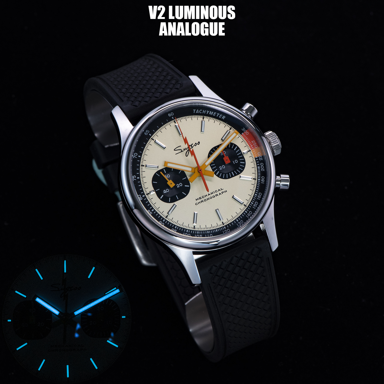 Sugess Pilot Mechanical Watch  - Diesel Watches Smartwatch ulasan dan harga