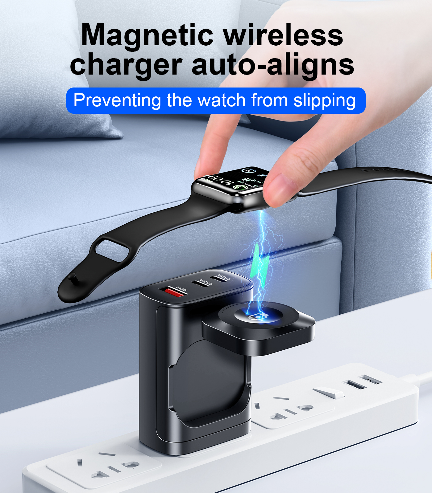 Eary 40W for Apple Charging Bl - Iwatch Smartwatch ulasan dan harga