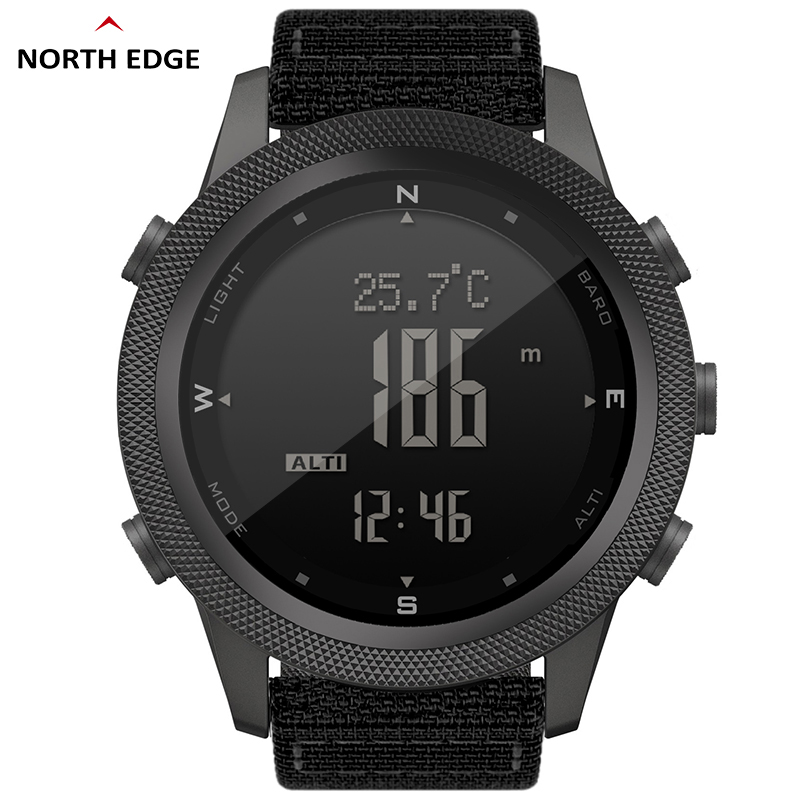 NORTH EDGE APACHE-46 Men Digit - Altimeter Compass Watch ulasan dan harga