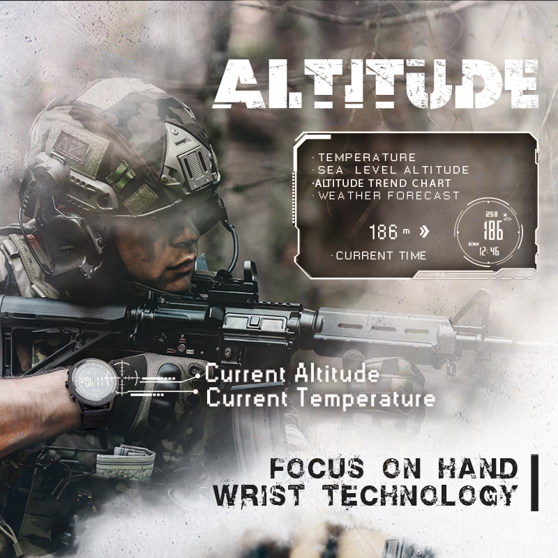 NORTH EDGE APACHE-46 Men Digit - Altimeter Compass Watch ulasan dan harga