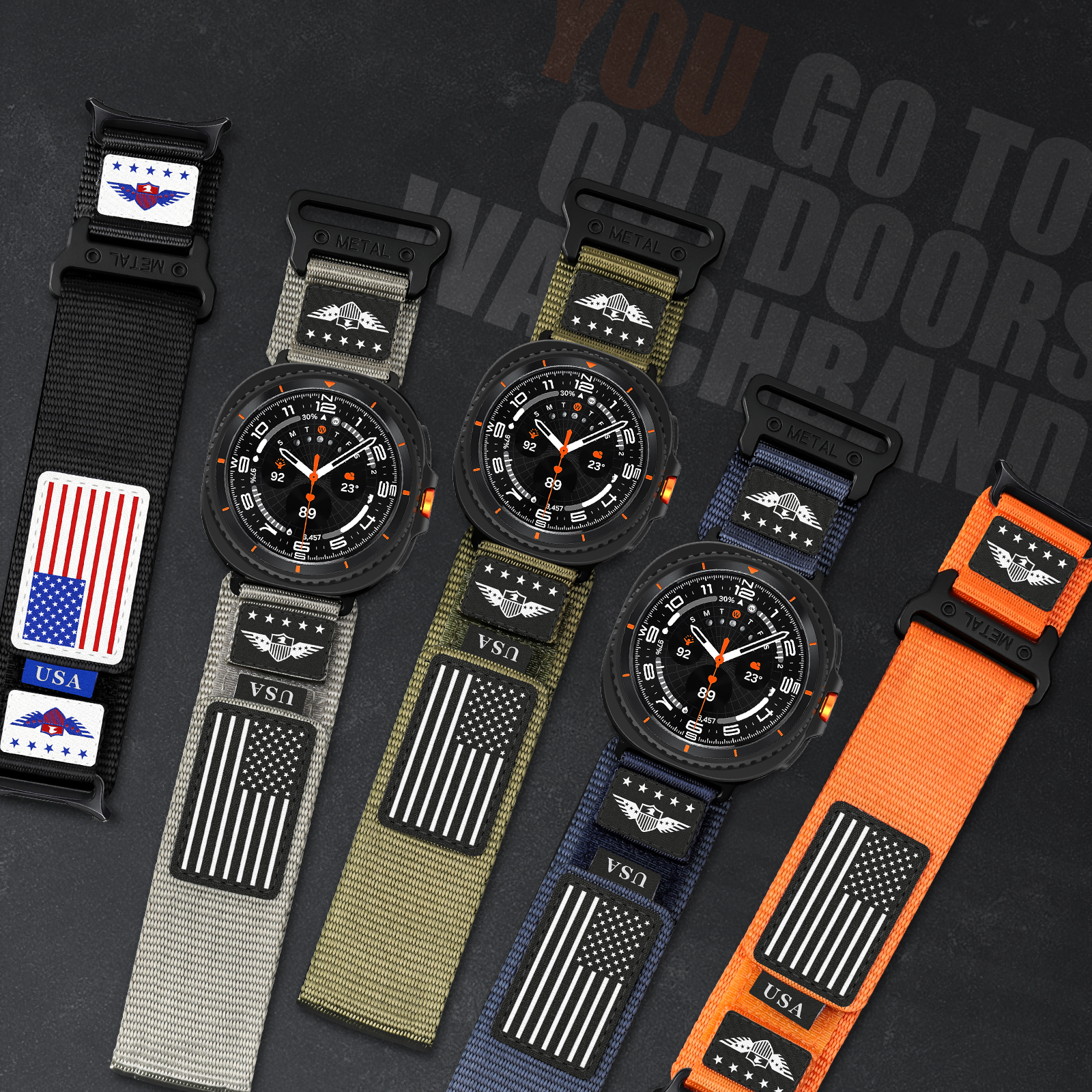 Rugged band for Samsung Galaxy - Smartwatch Rugged Watches For Men ulasan dan harga
