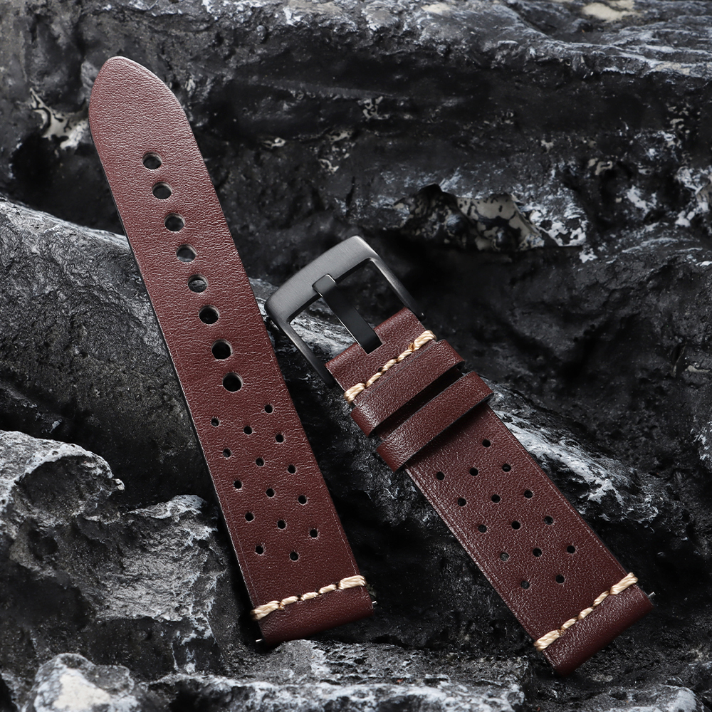 Vintage Cowhide Watch Strap 20 - Smartwatch Vintage Watches For Women ulasan dan harga