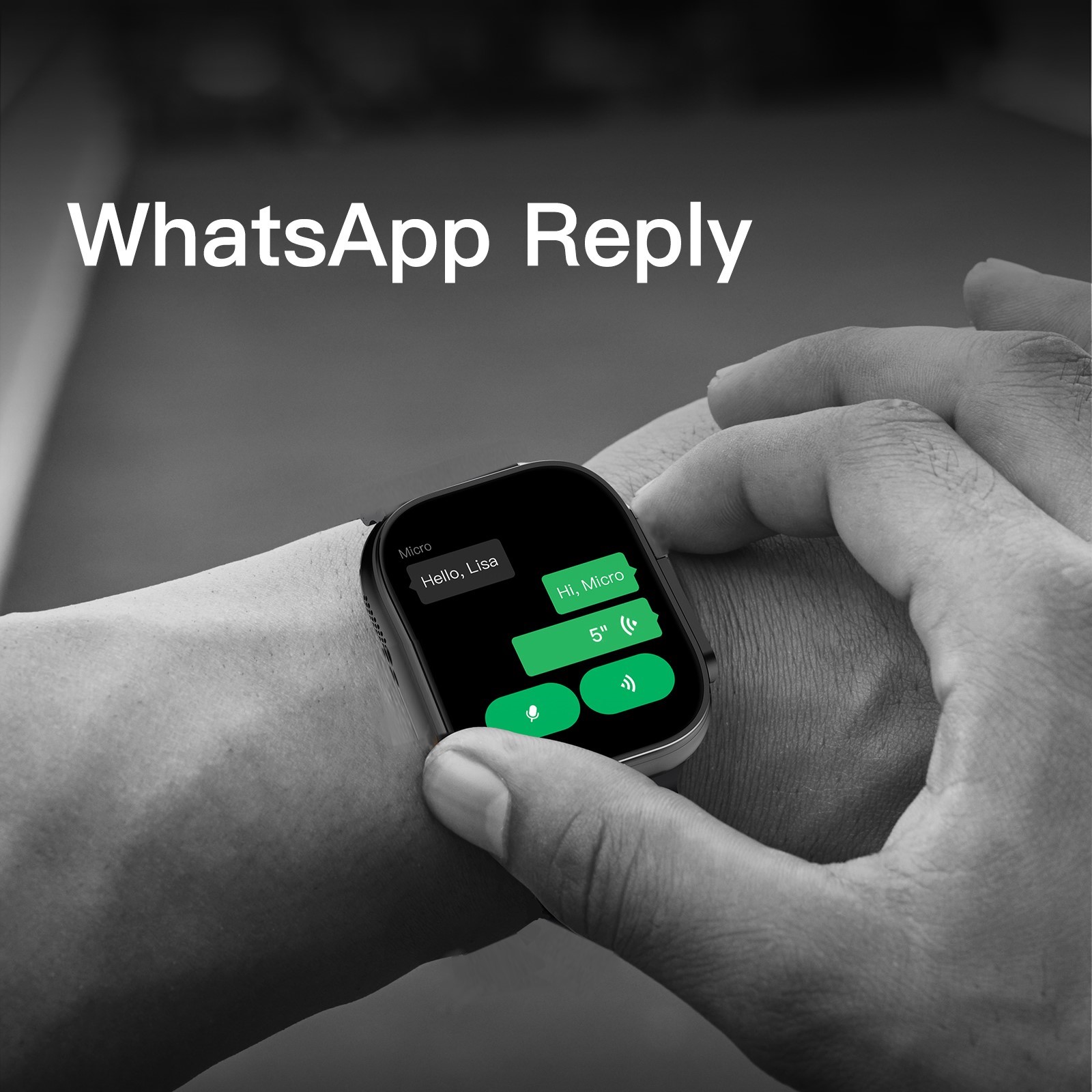 Whatsapp Quick Replies Ultra5  - Smartwatch Watch Whatsapp ulasan dan harga