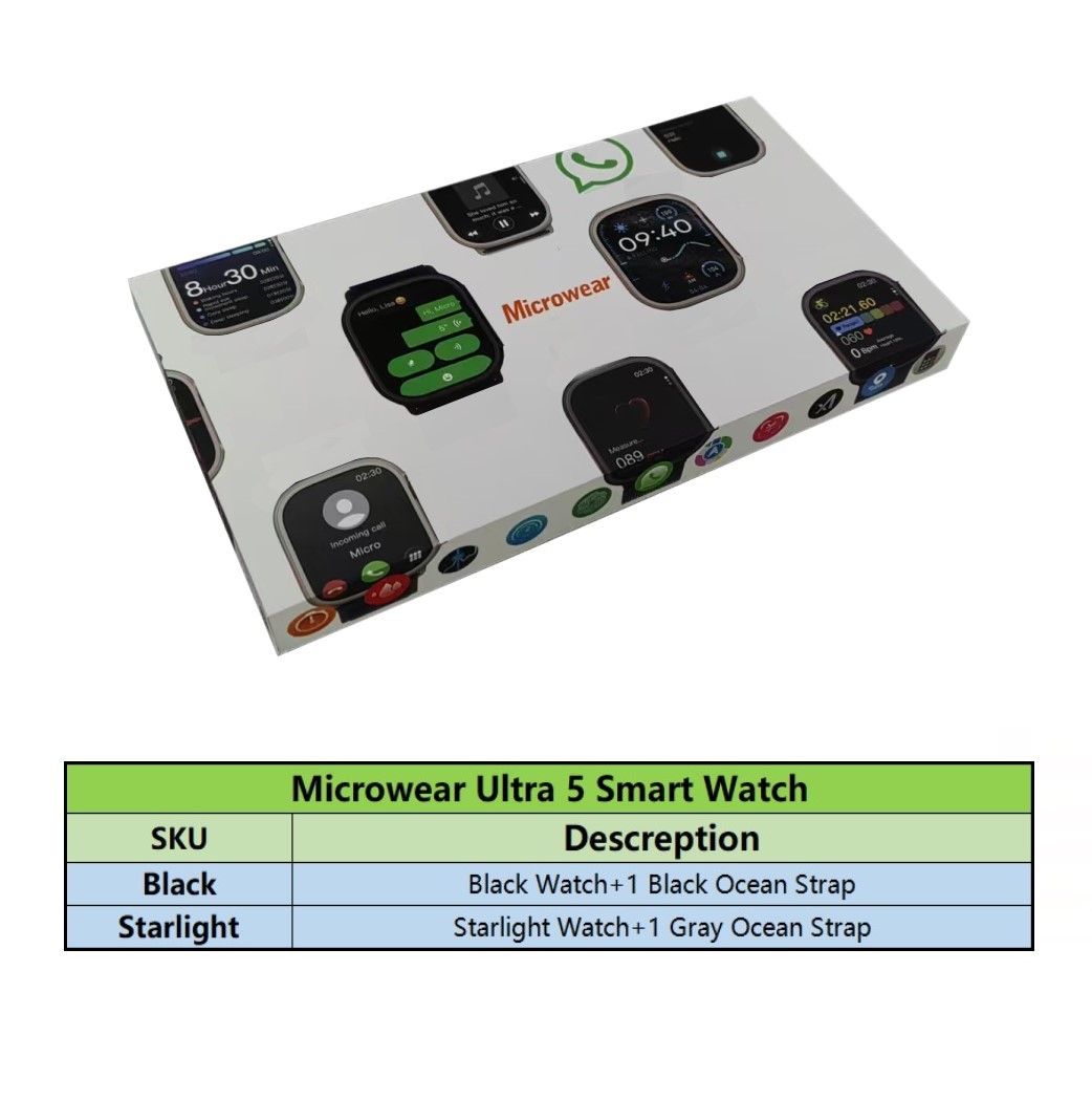 Whatsapp Quick Replies Ultra5  - Smartwatch Watch Whatsapp ulasan dan harga