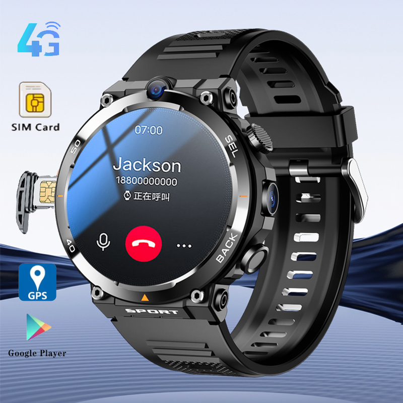 New Google Play 1.39-inch 4G N - Smartwatch Rugged Watches For Men ulasan dan harga