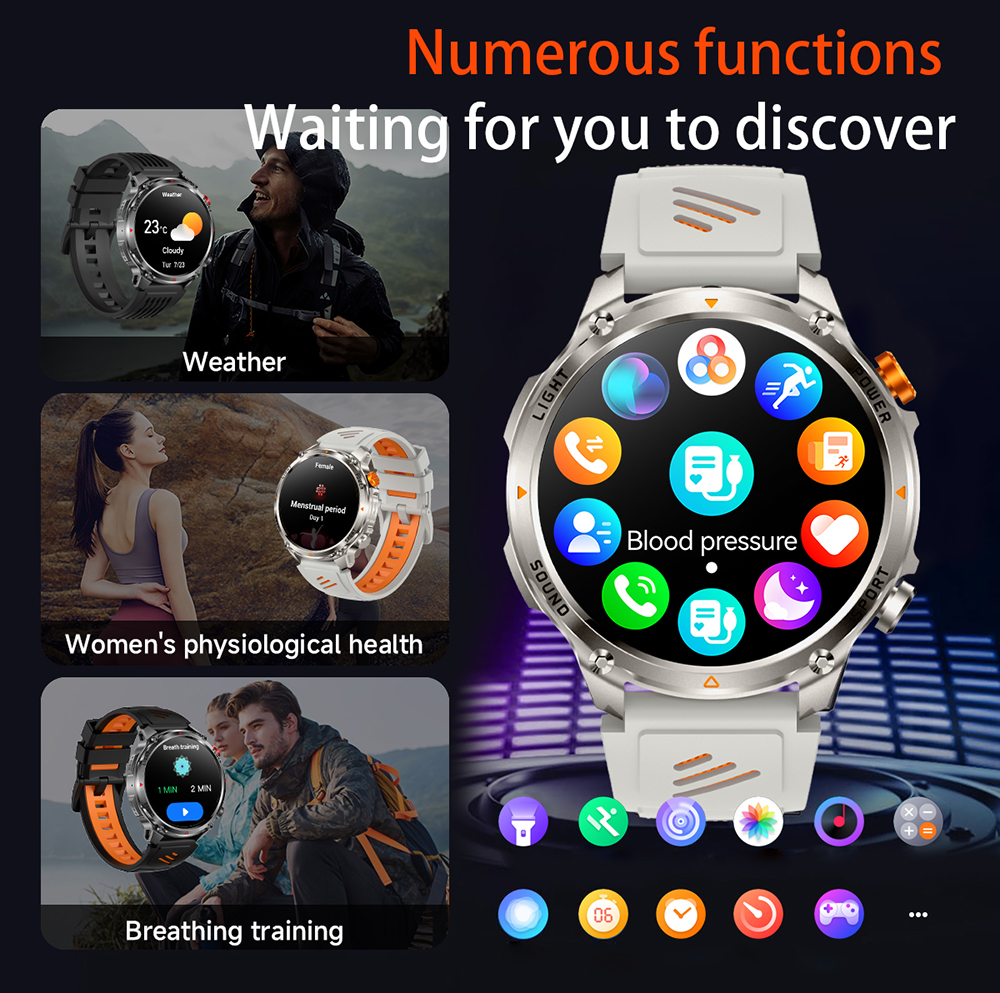 2026 New T-Rex3 Pro 1100mAh Ba - Smartwatch Running Watches For Men ulasan dan harga