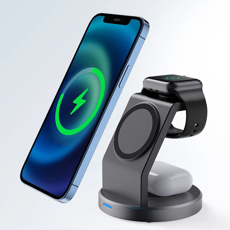 3 In 1 Wireless Charger Stand  - Iwatch Smartwatch ulasan dan harga