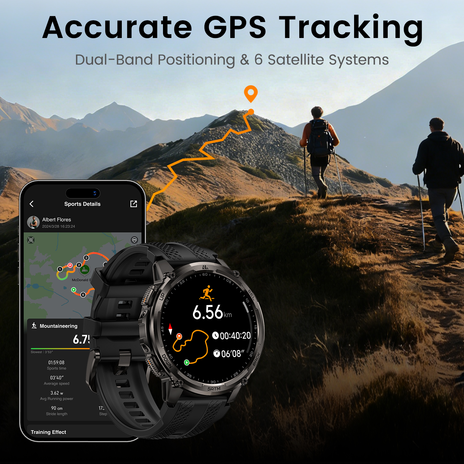 KOSPET TANK T4C Smartwatch Men - Smartwatch Rugged Watches For Men ulasan dan harga