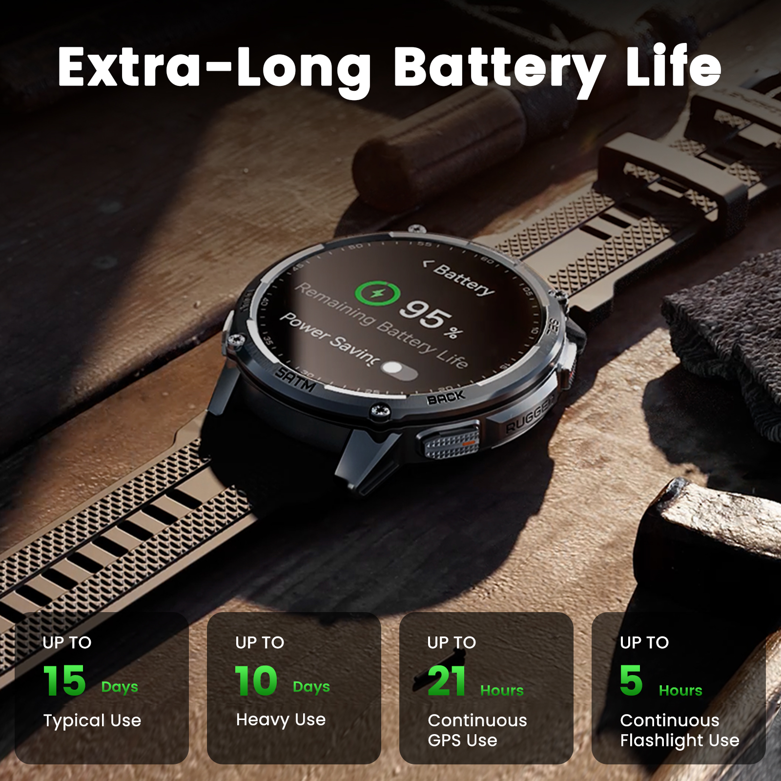 KOSPET TANK T4C Smartwatch Men - Smartwatch Rugged Watches For Men ulasan dan harga