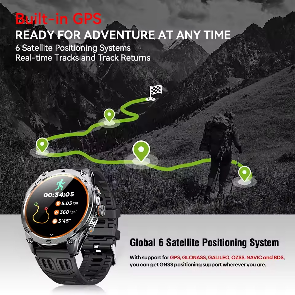T-Rex 3 Military Grade 1000mAh - Smartwatch Rugged Watches For Men ulasan dan harga
